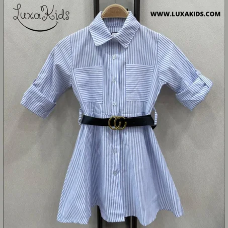 Robe Chemise avec ceinture - شوميز روب مع حزام