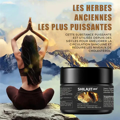 Résine de Shilajit 100% Pure