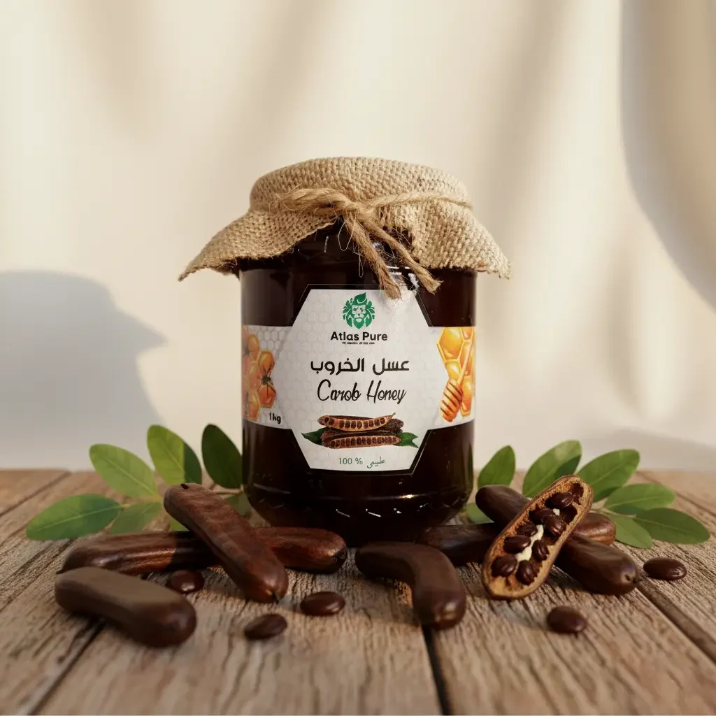 🍯 عسل الخروب الحر – Atlas Pure