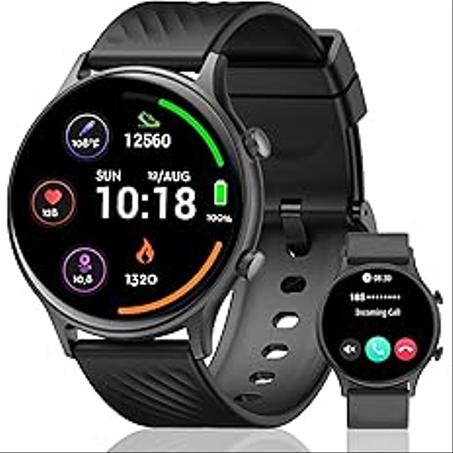 ساعة ذكية 1.38 انش للرجال والنساء رد/اجراء مكالمات لياقة بدنية مقاومة للماء بتصنيف IP67 لتتبع اللياقة البدنية - اكثر من 123 وضع رياضي مراقب معدل ضربات القلب/النوم لاندرويد وiOS (copy)