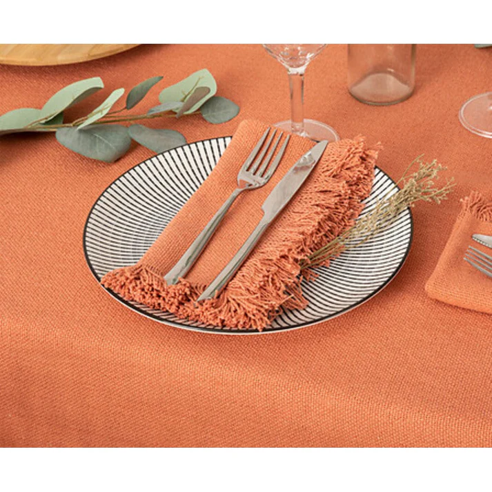 Lot de 2 serviettes de table en coton