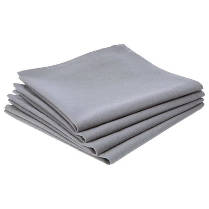 Lot de 4 serviettes de table en coton