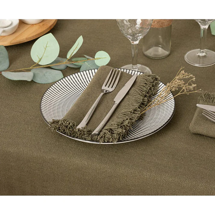 Lot de 2 serviettes de table en coton