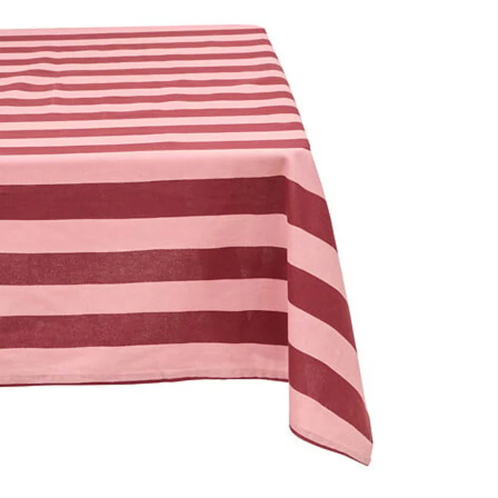 Nappe Chéri en coton rouge carmin – Élégante & imprimée