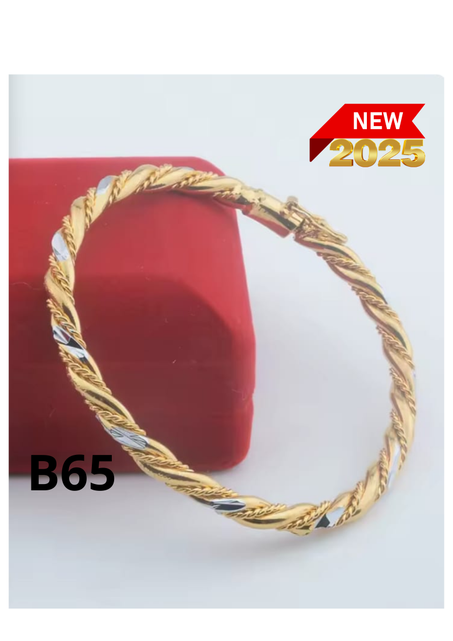 سوار ملتو  من ذهب عيار 18 قيراط