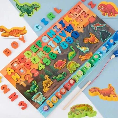 Planche logarithmique de dinosaure 🦖🦕🍂