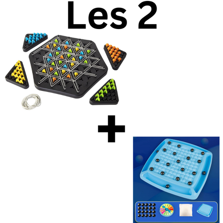 Jeu de stratégie Triggle + Le magnétisme contre les échecs