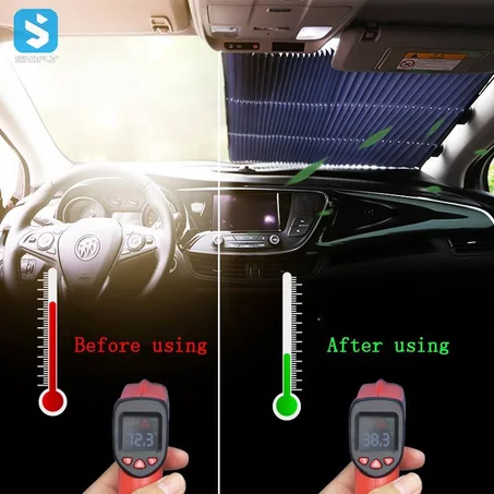 مظلة شمسية للسيارة قابلة للسحب التلقائي