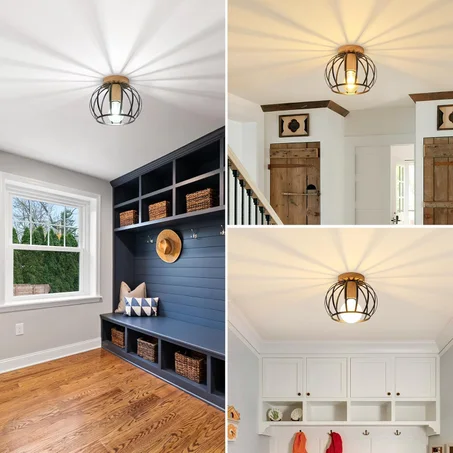 مصباح سقفي صناعي بتصميم أنيق