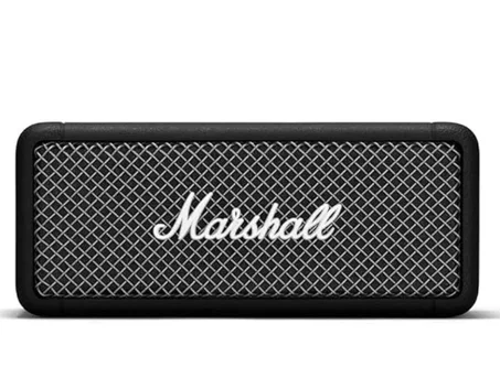 مكبر صوت مارشال امبرتون اللاسلكي المحمول (لون اسود)، بلوتوث