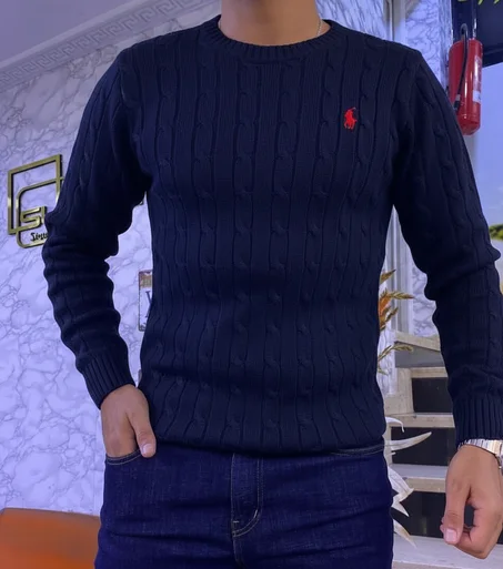 تريكو شتوي فاخر (Old Money) Pull ralph ref 2 round