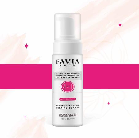 FAVIA SKIN MOUSSE NETTOYANTE ÉLCAIRCISSANTE