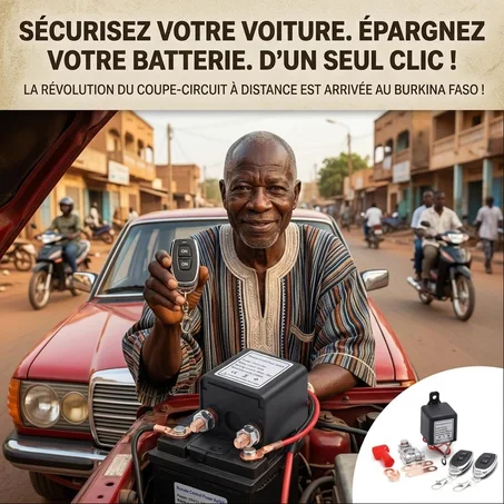 SÉCURISEZ VOTRE VOITURE & PRÉSERVEZ VOTRE BATTERIE D’UN SEUL CLIC !