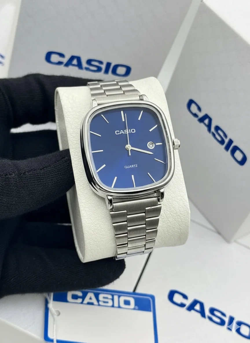 Casio Square Quartz Silver