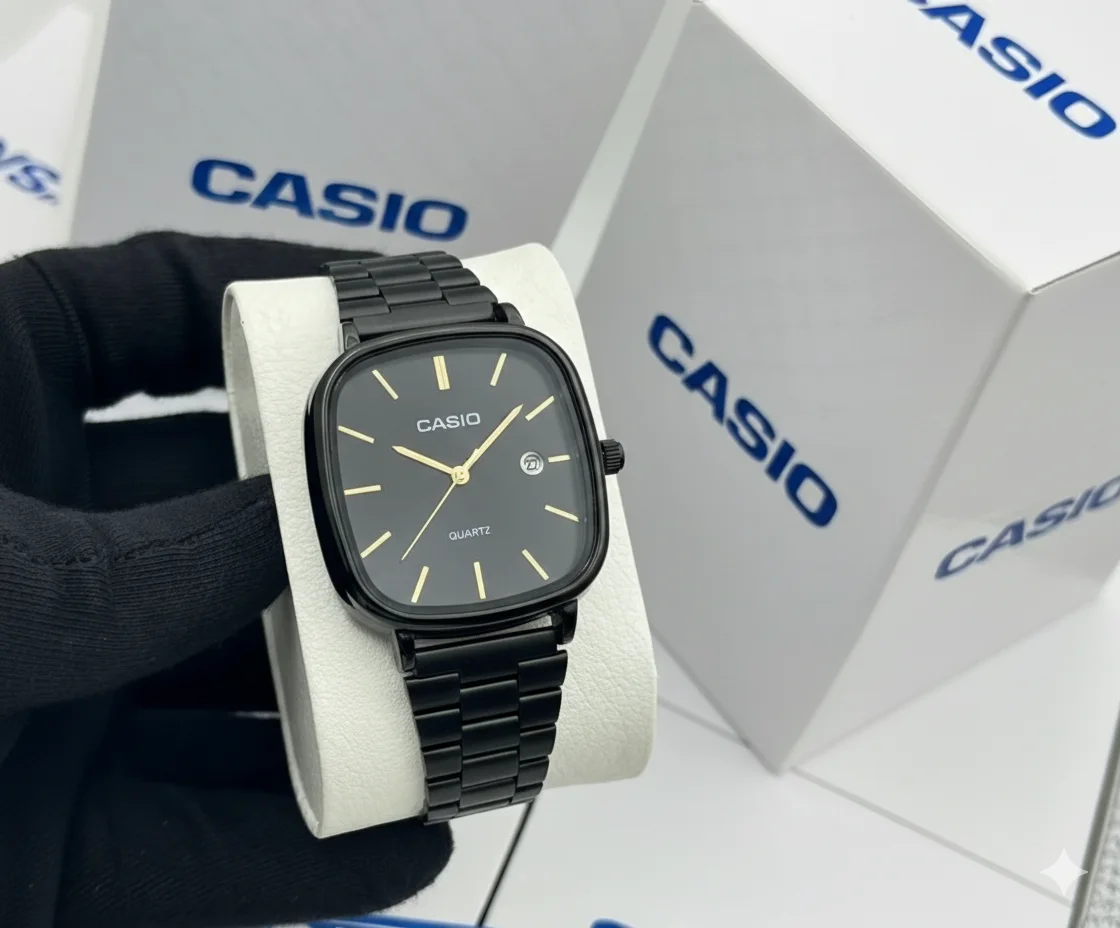 Casio Square Quartz Silver