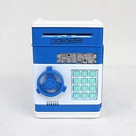 Kids Money Bank Machine (Bleu)