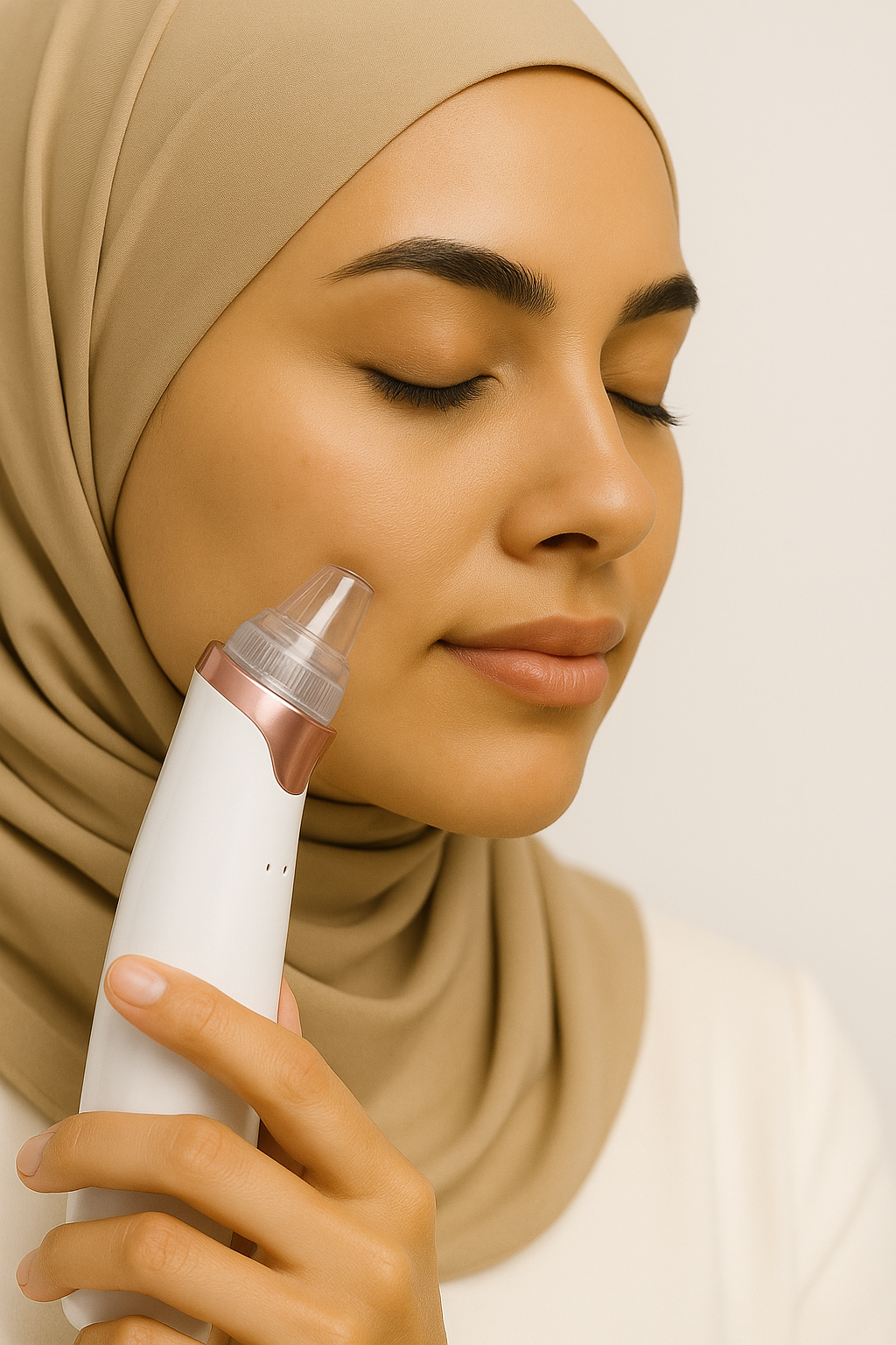 تمرير الجهاز على الوجه