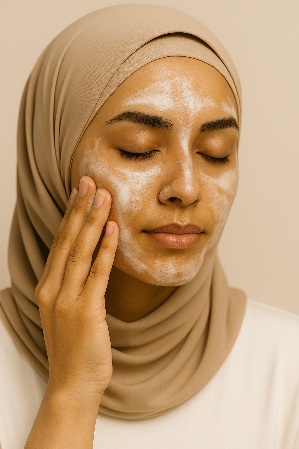 تنظيف الوجه قبل الاستخدام