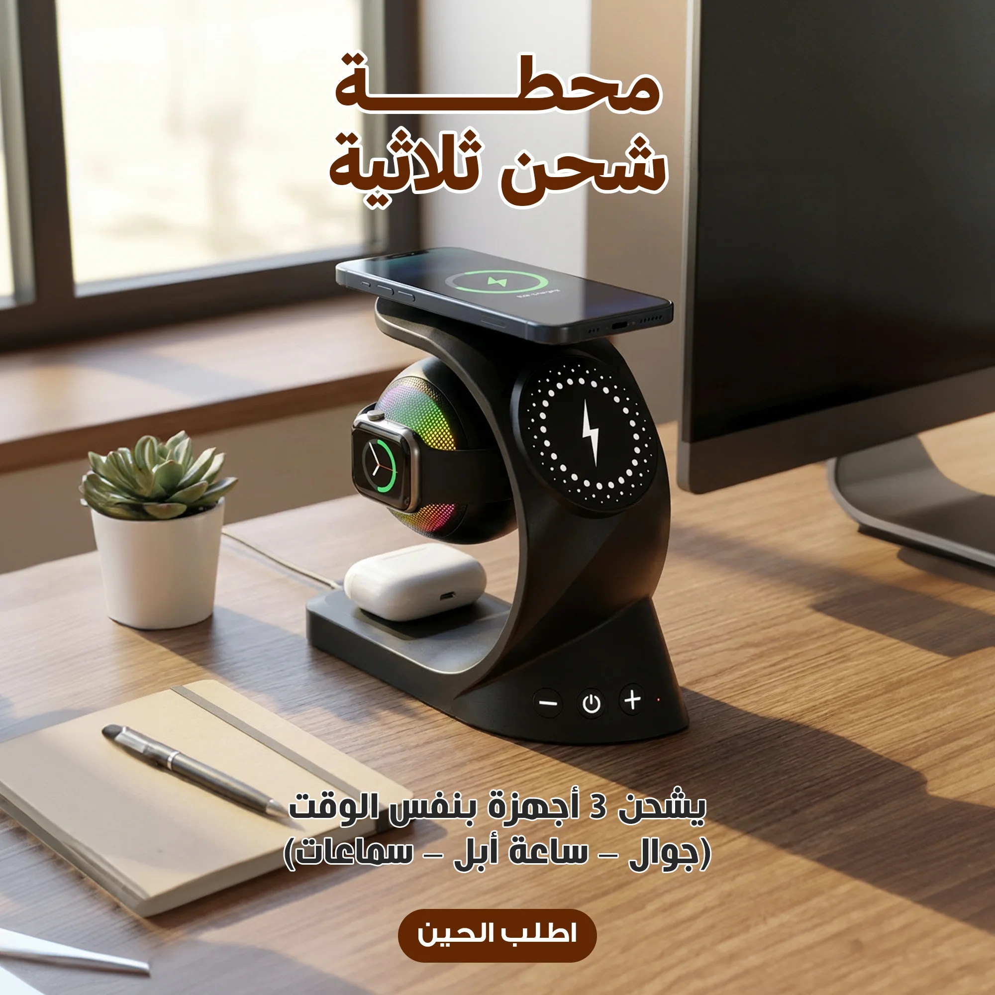 محطة شحن ثلاثية