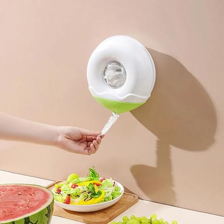 صندوق تخزين غطاء الاغدية + 100 غطاء اغدية يمكن اعادة استخدامه