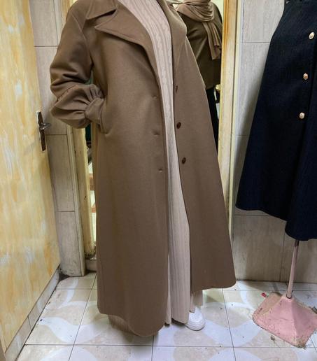 المعطف بثوب كاشمير و الفستان