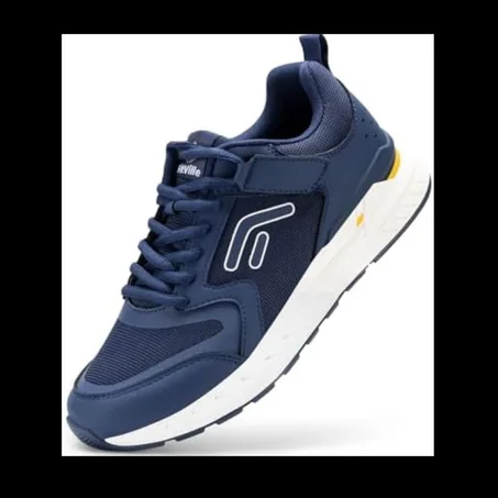 فيتفيل حذاء جري للرجال، رياضي عريض للغاية لمرضى السكري مع شريط فيلكرو، مشي جيد التهوية، مريح للاقدام المسطحة العريضة والتهاب اللفافة الاخمصية