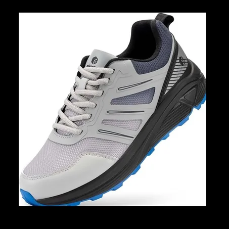 فيتفيل حذاء رياضي عريض خفيف الوزن للرجال للركض على الطرق الوعرة مشي للغاية للمشي لمسافات طويلة للقدم المسطحة مناسب لقوس القدم وتخفيف الام الكعب