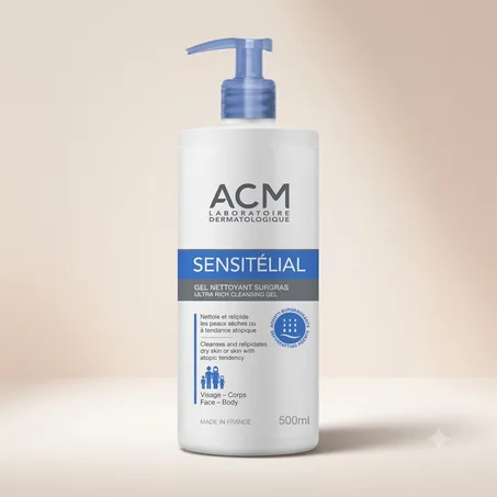 ACM SENSITELIAL GEL NETTOYANT SURGRAS 500ML