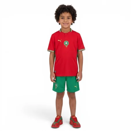 MAILLOT ET SHORT D'ÉQUIPE NATIONALE JUNIOR QUALITÉ PRO