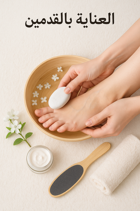 العناية بالقدمين