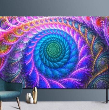 TR10, Tapis rectangle d'illusion tourbillon, Donner une vie à votre maison ! 1 acheté + 1 offert