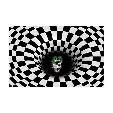Tapis TREH07 vortex illusion 3D pour fete halloween 1 acheté+1 offert