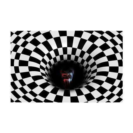 Soirée halloween top avec le tapis TREH04 en vortex illusion 3D 1 acheté+1 offert