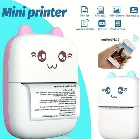 mini printer طابعة محمولة