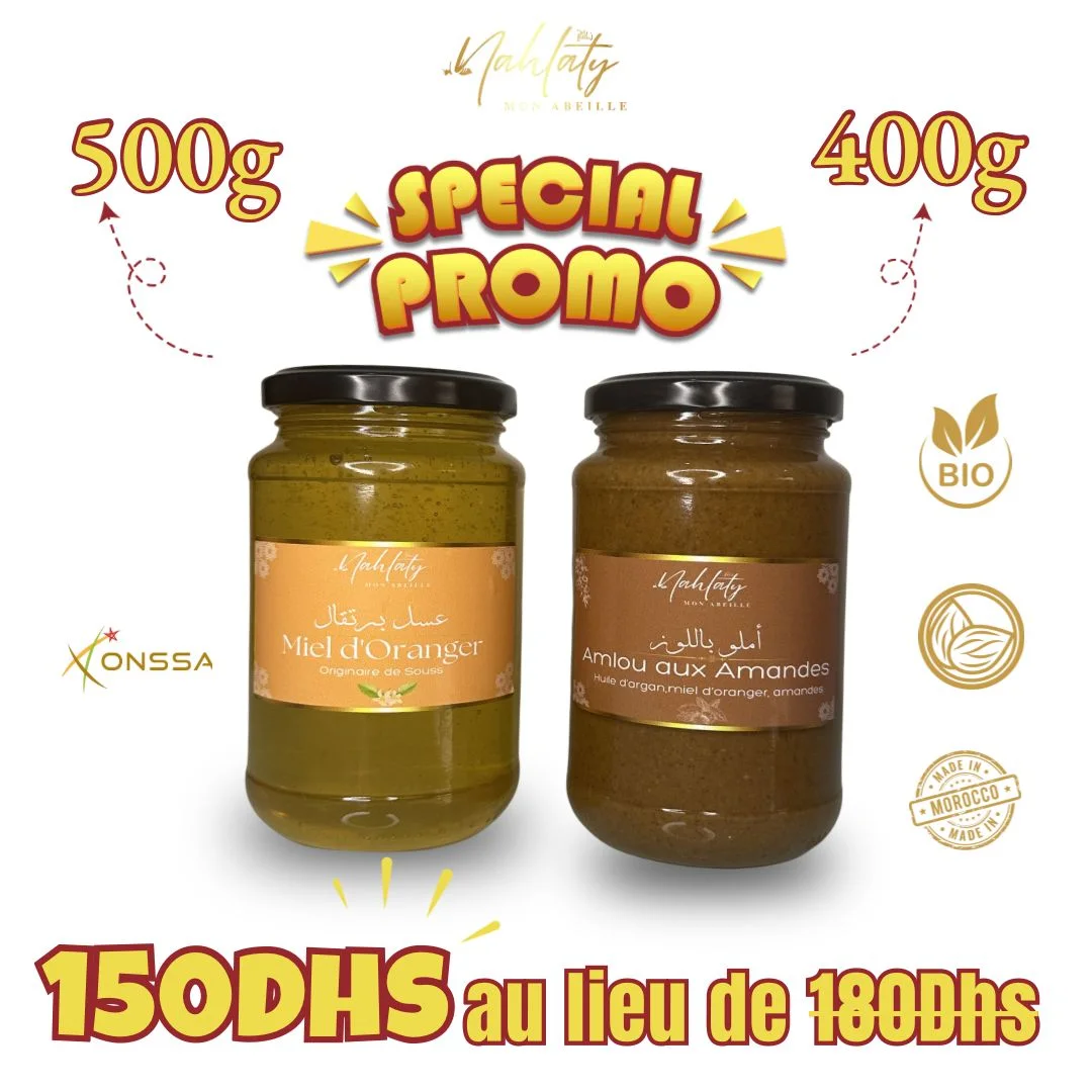 Amlou aux Amandes et Miel d'Oranger