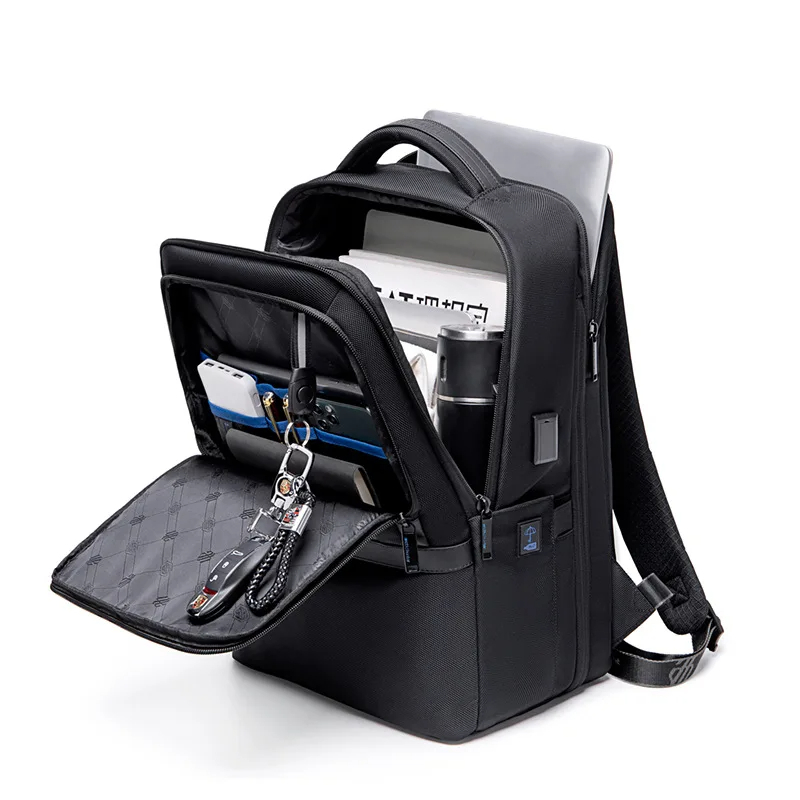 ARCTIC HUNTER B00490 Sac à dos extensible (9 cm) pour ordinateur portable 15,6 pouces avec chargeur USB
