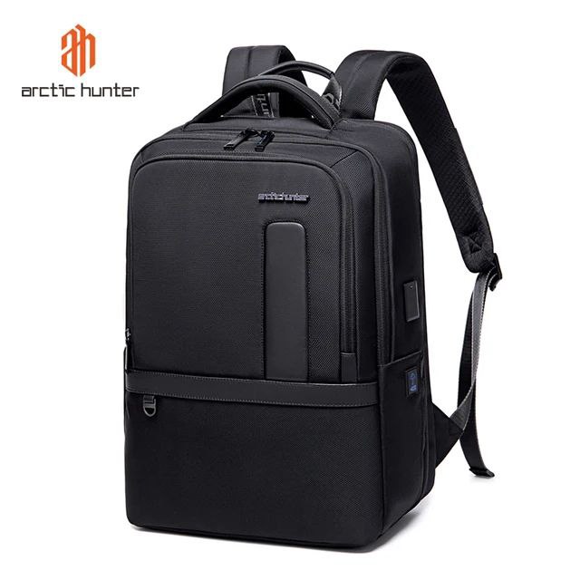 ARCTIC HUNTER B00490 Sac à dos extensible (9 cm) pour ordinateur portable 15,6 pouces avec chargeur USB