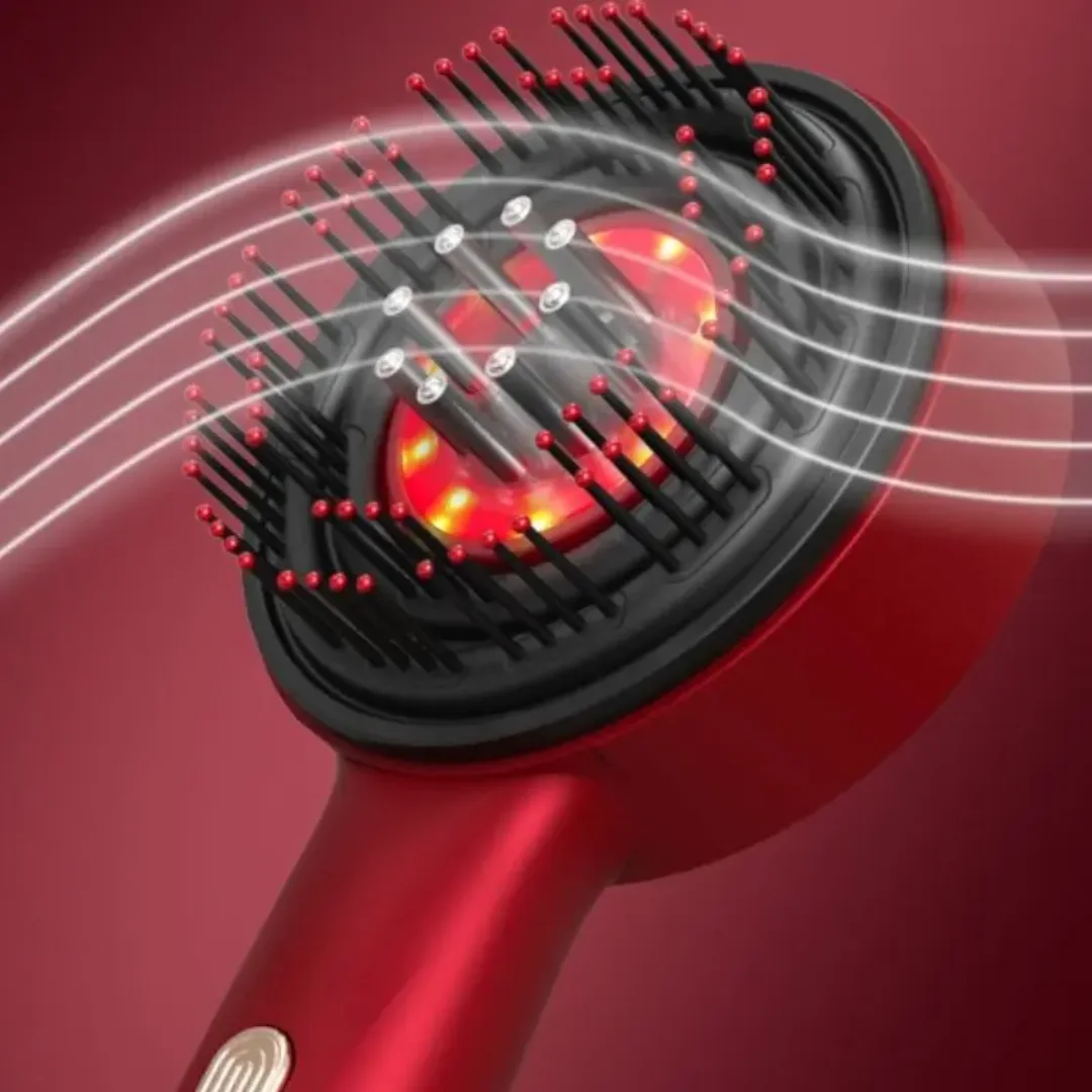 Brosse de massage de cuir chevelu électrique