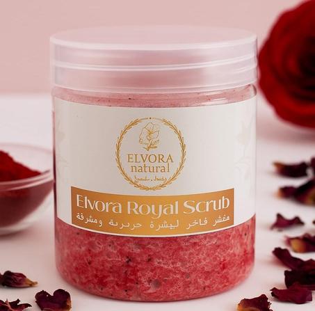 مقشر الجسم Elvora natural – طقوس فاخرة لتفتيح وتجديد البشرة