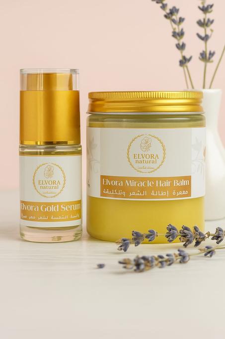 بكج   Elvora natural-المعجزة للشعر الطويل و القوي