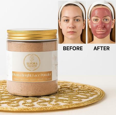بودرة Elvora naturalلتبييض الوجه – إشراقة من أول استعمال