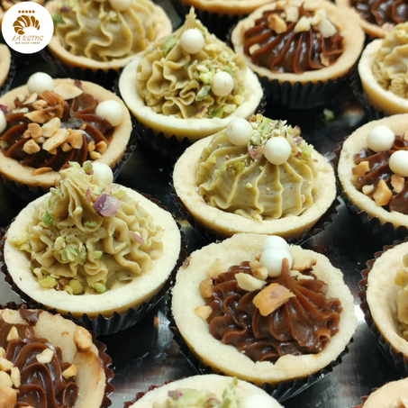 tarte soirée pistache et noisette