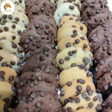 cookies chocolat vanille