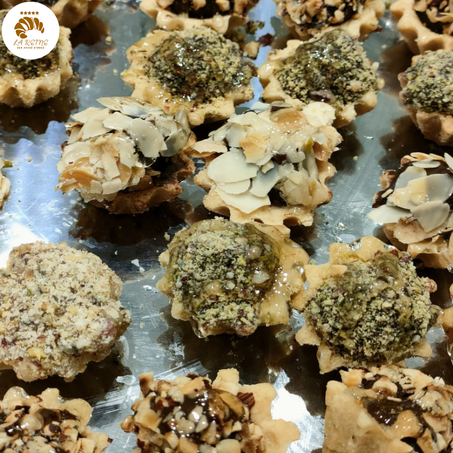 tarte caramel chocolat pistache amande