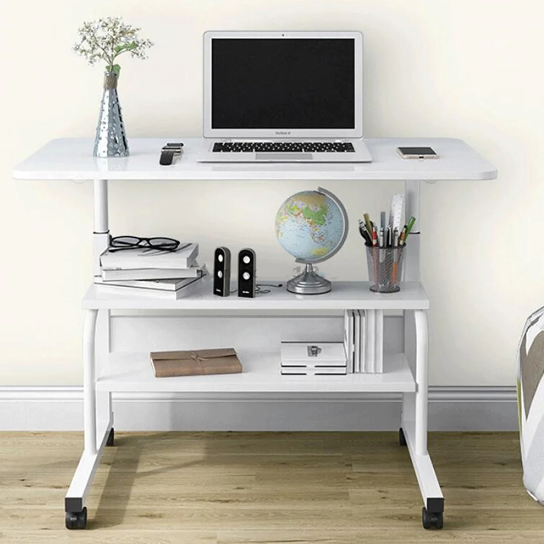 عرض مروحة مكيف الهواء المحمولة + طاولة الكمبيوتر قابلة للتحريك