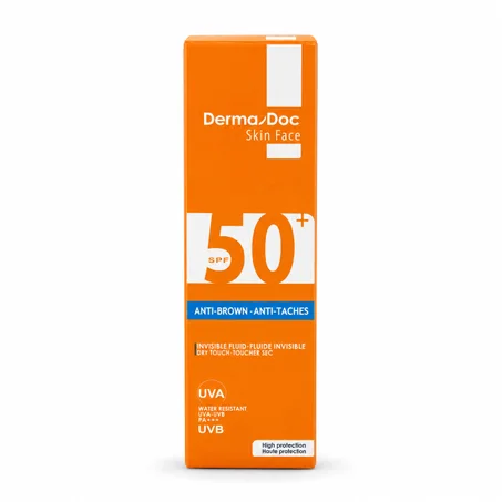 DermaDoc Skin Face SPF 50+ Anti-Taches – Fluide Invisible