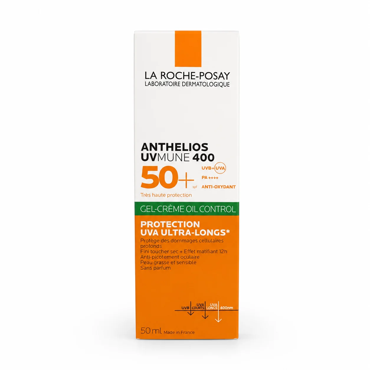 La Roche-Posay Anthelios UVMune 400 Oil Control Gel-Crème SPF 50+ – 50 ml