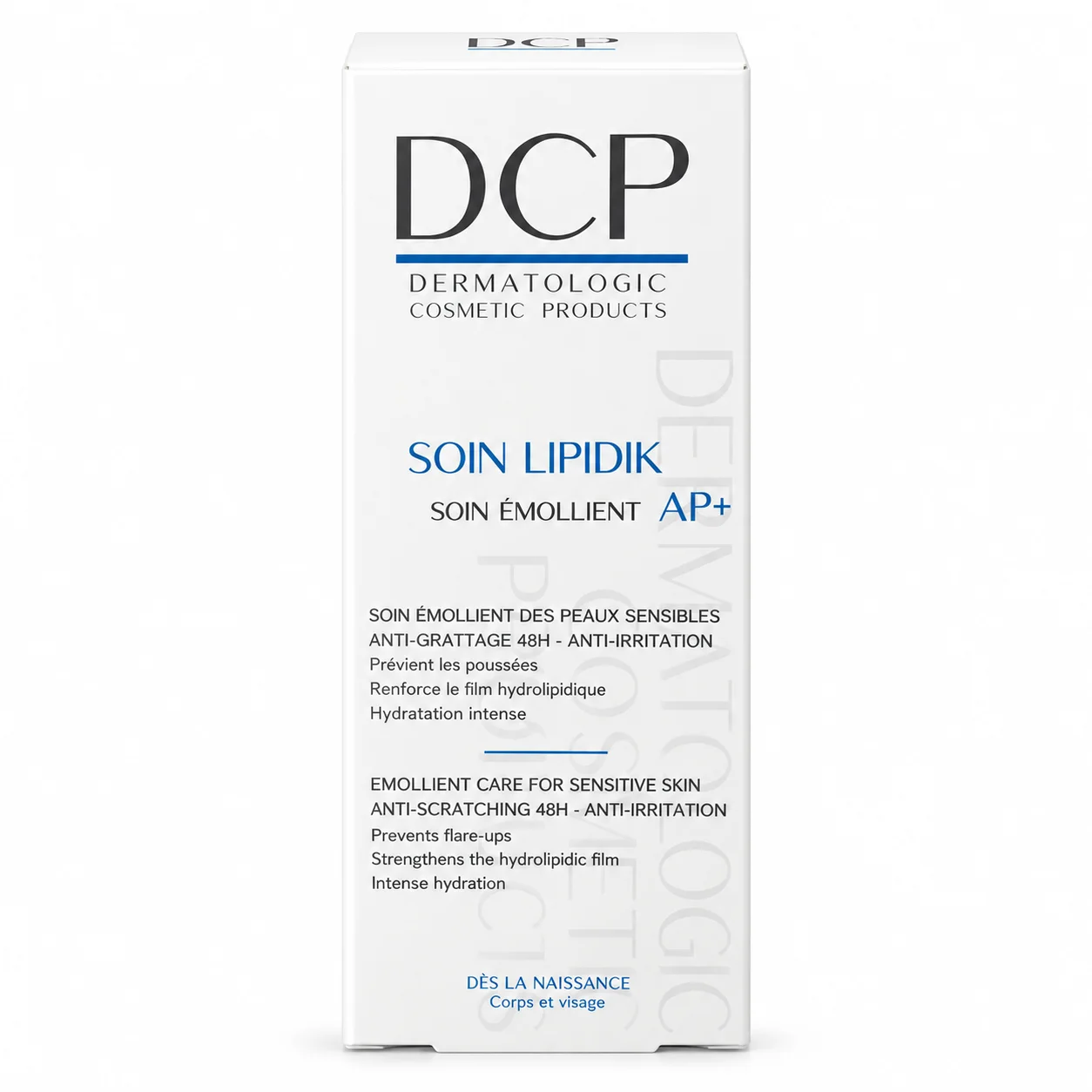 DCP Soin Lipidik AP+ | Soin Émollient Peaux Sensibles & Sèches