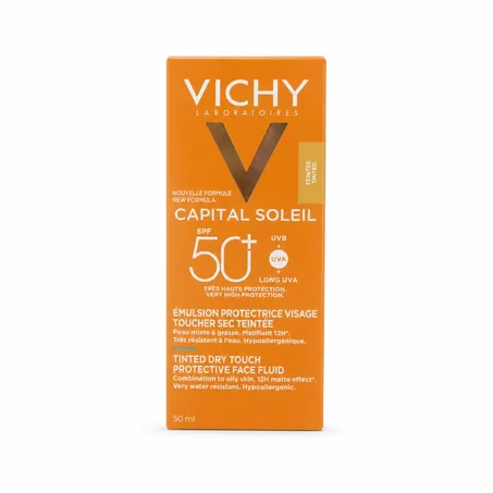 Vichy Capital Soleil Émulsion Teintée Dry Touch SPF 50+ – 50 ml