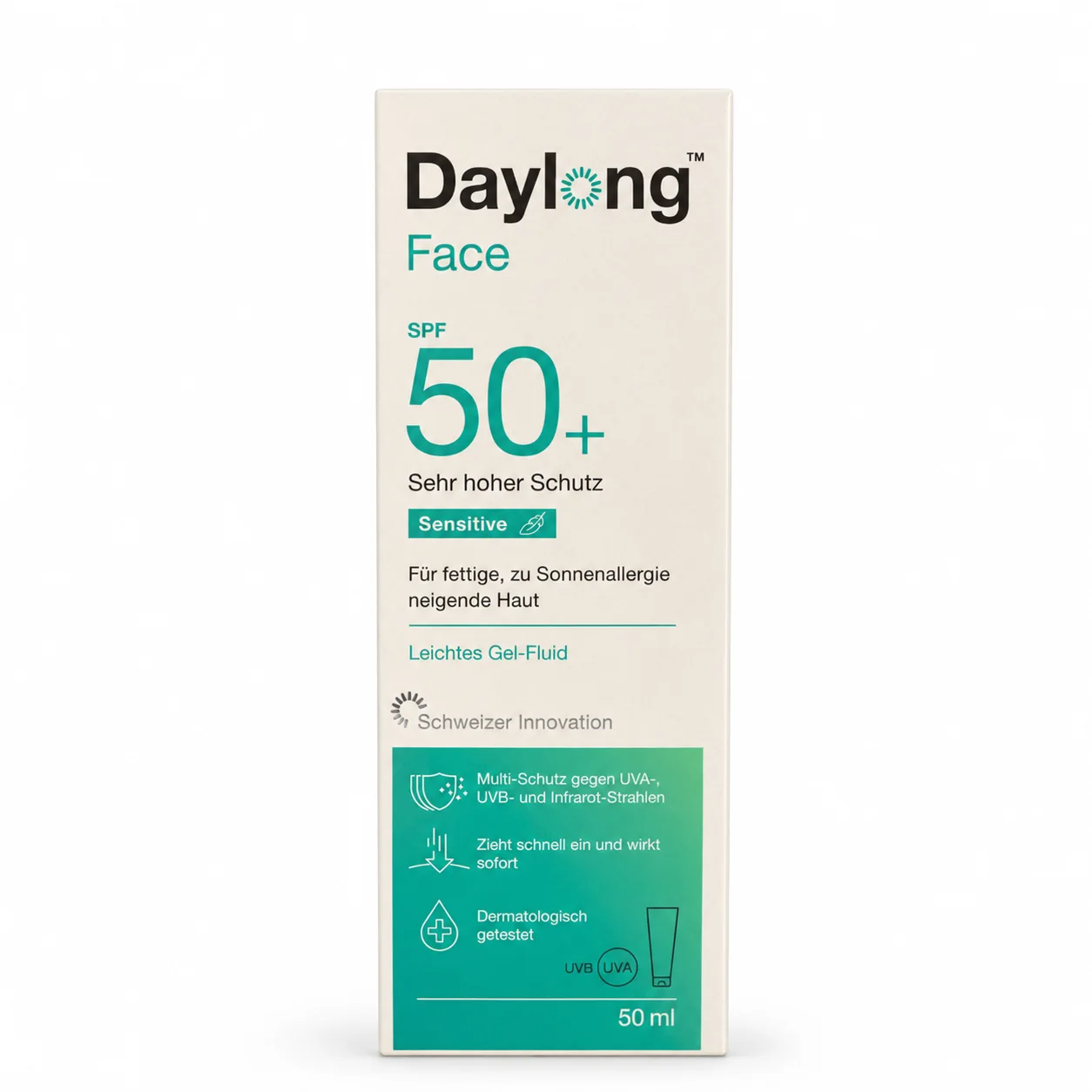 Daylong Face Sensitive Gel-Fluid SPF 50+ – 50 ml